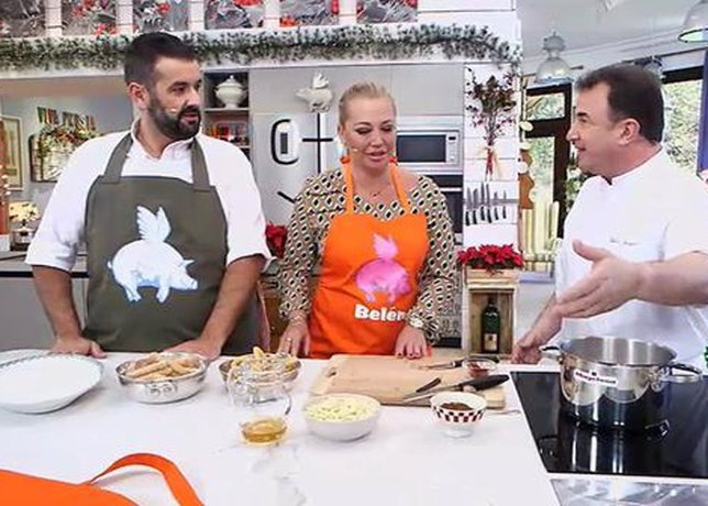 Belén Esteban, churrera por un día en 'Robin Food'