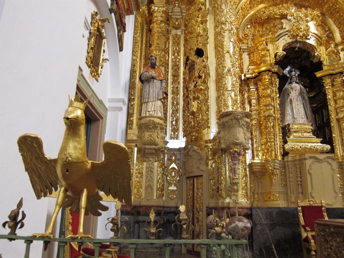 Imagen del retablo de la restaurada Iglesia de la Merced