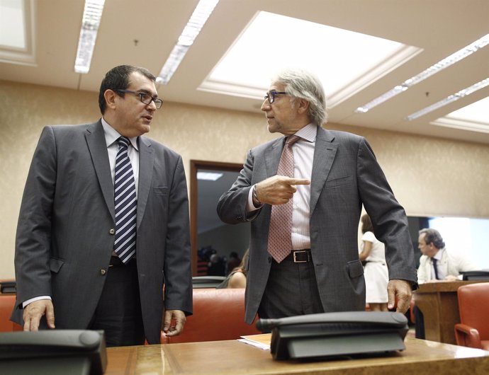 Jordi Jané y Josep Sánchez Llibre, diputados de CiU 