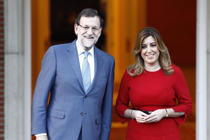 Mariano Rajoy se reúne con Susana Díaz en Moncloa
