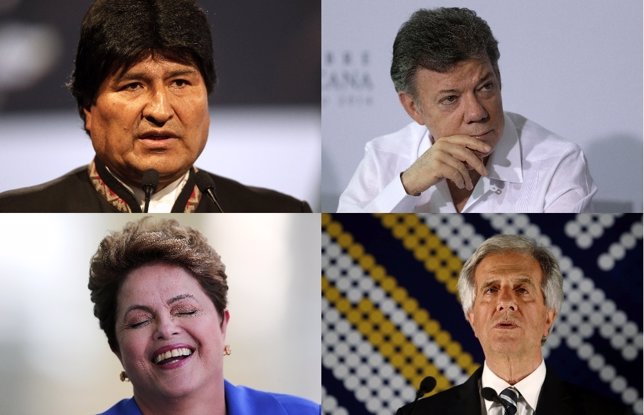 Presidentes en América Latina 2014