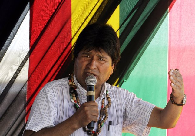 El presidente de Bolivia, Evo Morales