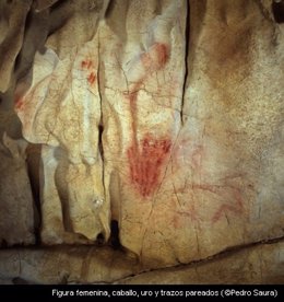 Pinturas en la cueva del Chufín