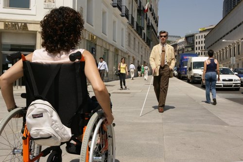 ONCE, personas con discapacidad