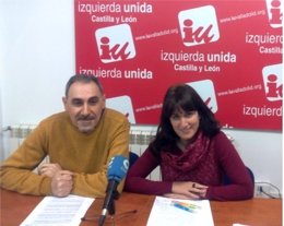 Alfonso y María Sánchez, de IU Valladolid. 