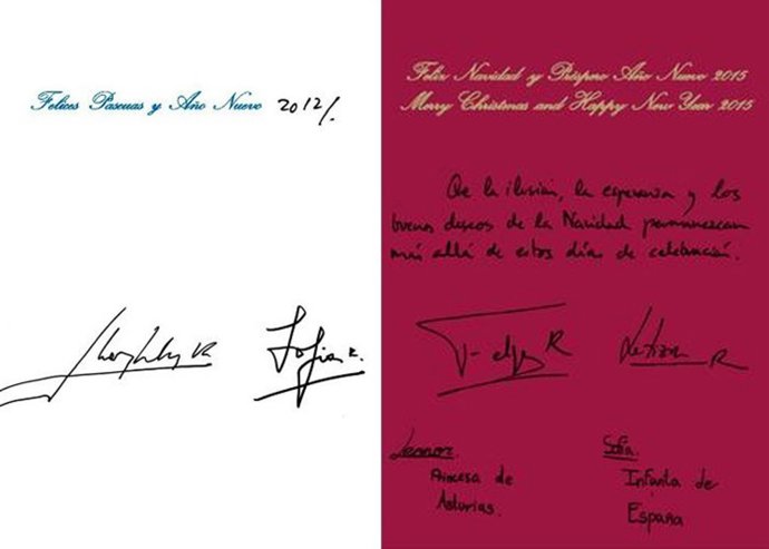 Comparan las firmas de letizia y felipe como reyes 