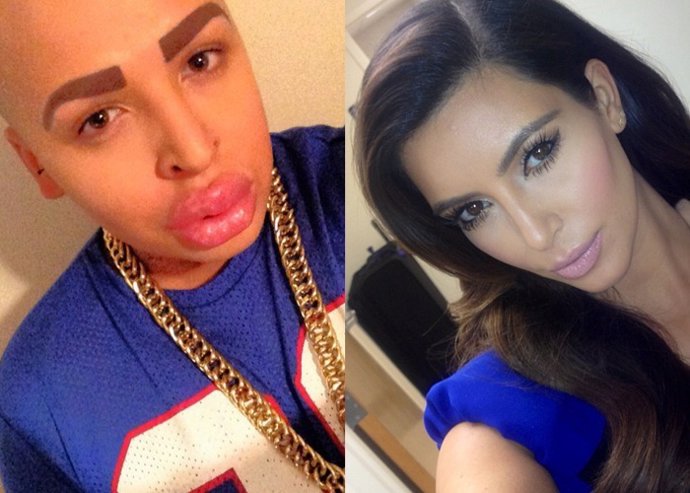 Jordan James Parke, el joven que gastó 150.00$ para ser Kim Karadashian