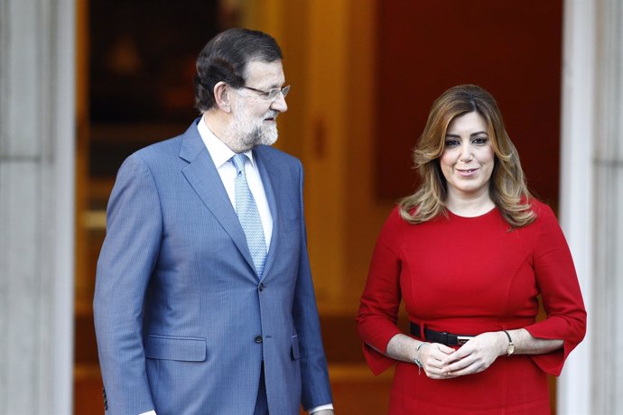 Mariano Rajoy se reúne con Susana Díaz en Moncloa