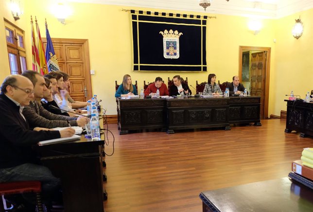 Pleno en el Ayuntamiento de Tarazona