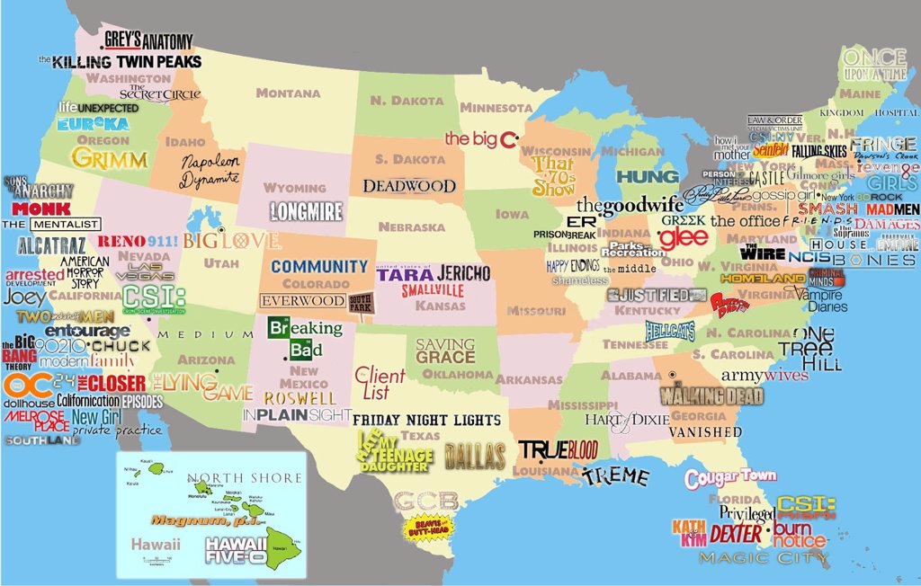 El Mapa De Las Series En Estados Unidos 5030
