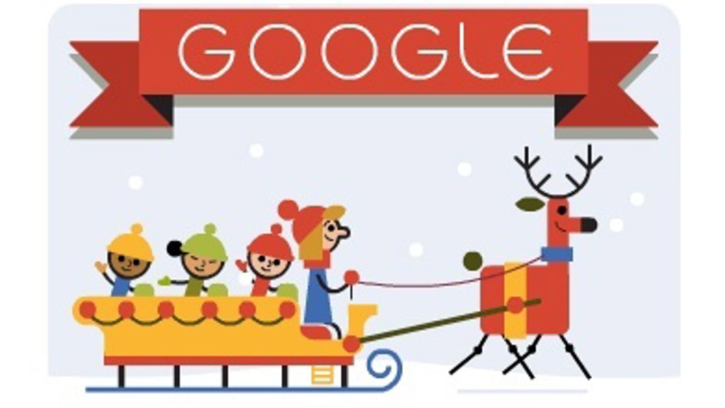 Conoce los doodles más navideños de Google