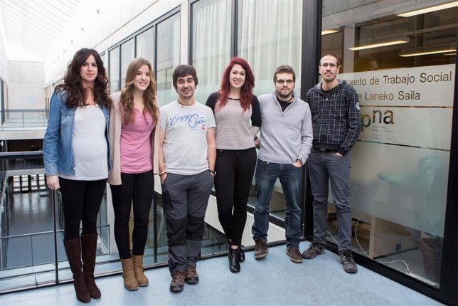 Estudiante que pondrán en marcha Observatorio Social en la UPNA.