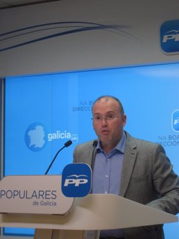 Miguel Tellado (PPdeG) en rueda de prensa