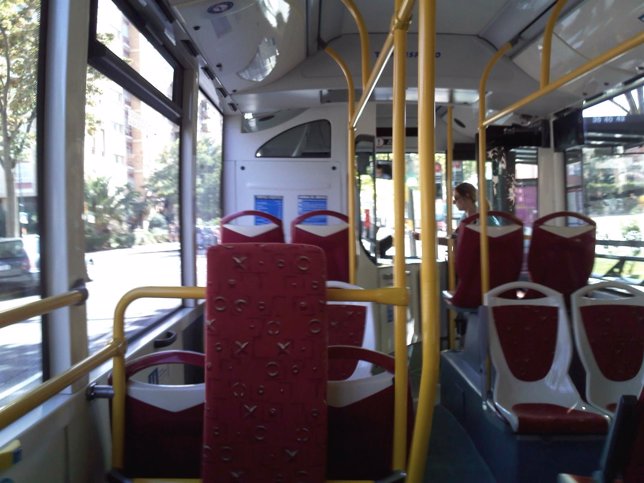 Interior Autobús Urbano Zaragoza