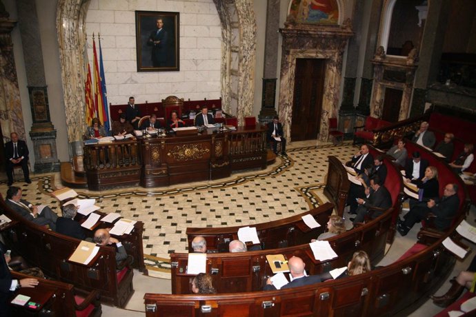 Pleno en el Ayuntamiento de Valencia