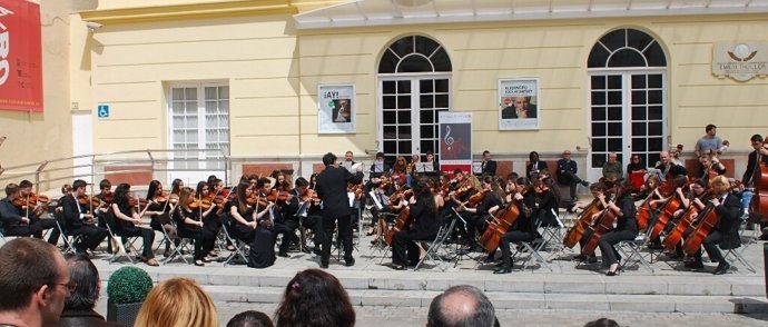 Concierto orquesta promusica clásica instrumentos viola violines 