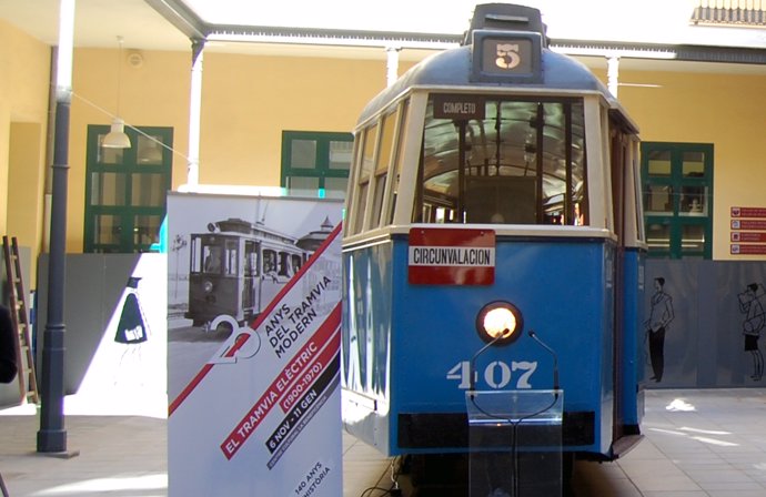 Exposición sobre la historia del tranvía