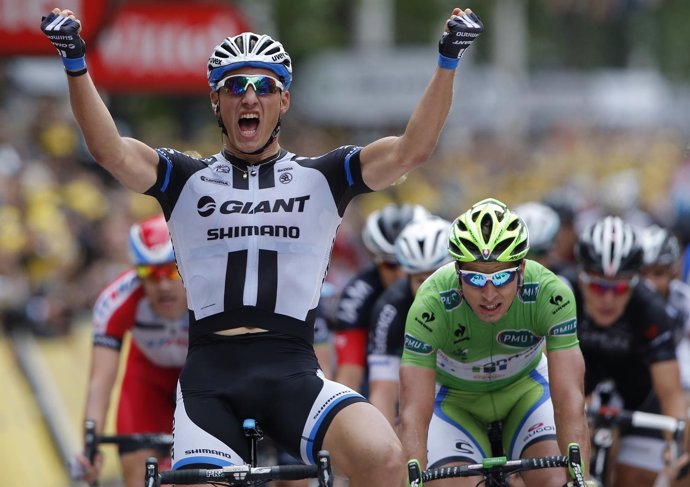 Marcel Kittel gana la tercera etapa del Tour