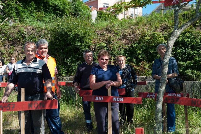 Salvemos a Fracha contra la construcción de la autovía A-57