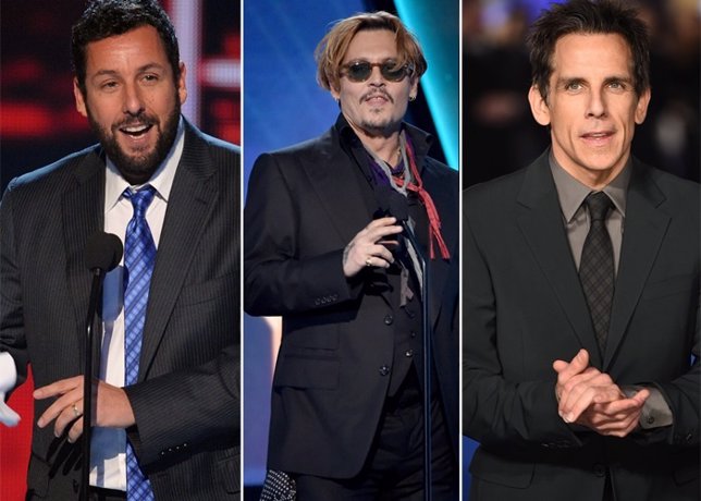 Adam Sandler, Johnny Depp y Ben Stiller, los actores menos rentables