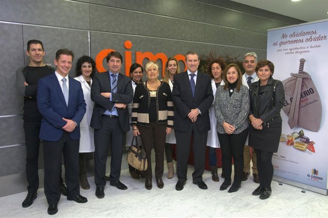 Representantes del CIMA y El Caserío de Tafalla