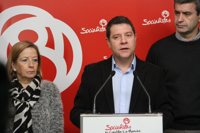 Page ofrece a trabajadores de Elcogas el apoyo presencial de dirigentes del PSOE en su protesta de este lunes en Toledo