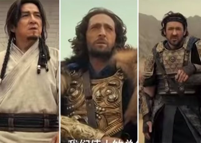 Dragon Blade, la nueva película de Jackie Chan, John Cusak y Adrien Brody