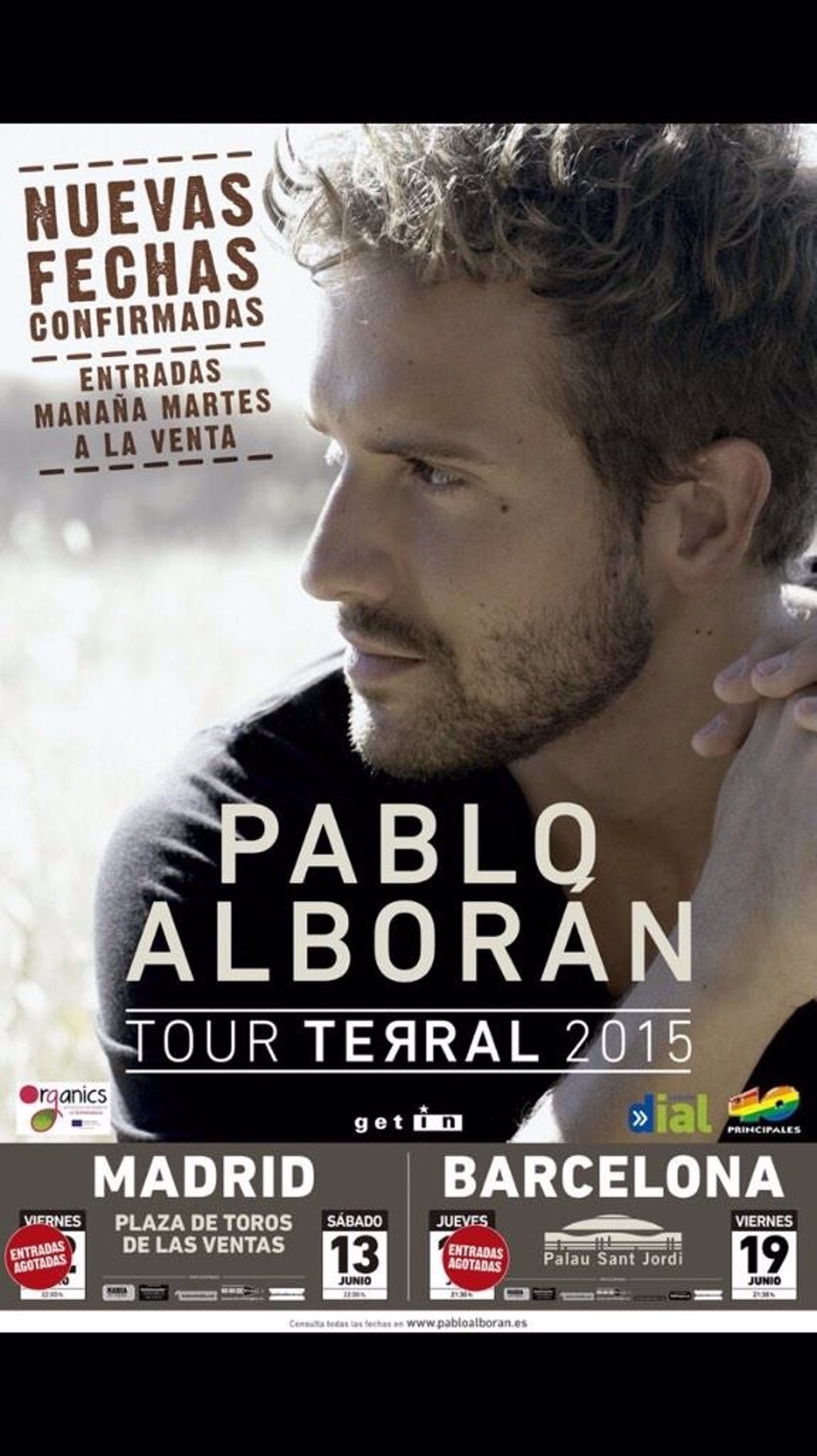 Pablo Alborán anuncia más conciertos en Madrid y Barcelona tras agotar