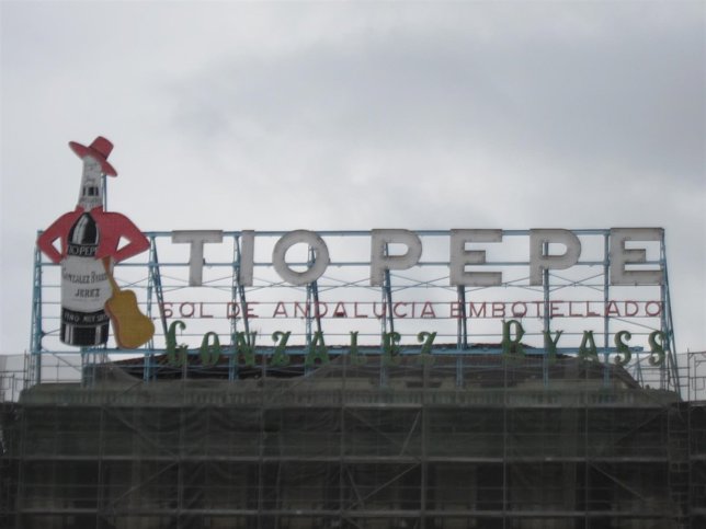 Cartel Tío Pepe en Madrid