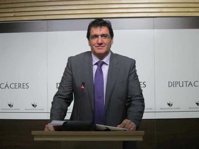 Saturnino López Marroyo, portavoz de la Diputación de Cáceres
