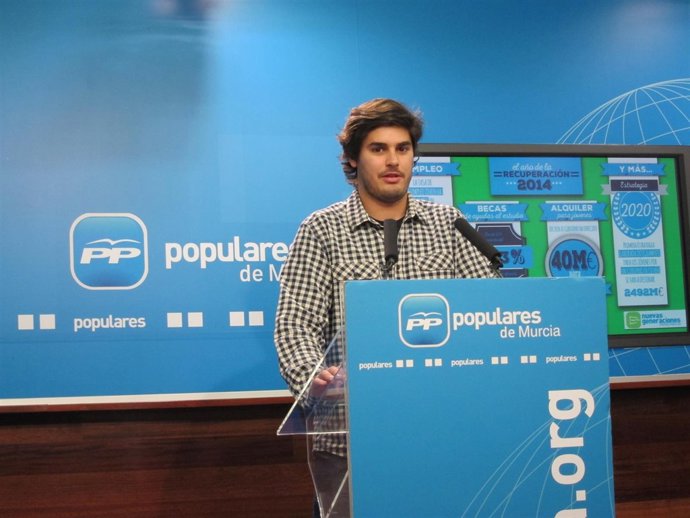 El Presidente de NNGG y diputado general, Luis Fernando Ruiz