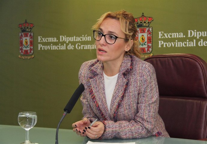 Marta Nievas en rueda de prensa