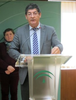 Diego Valderas hoy en rueda de prensa