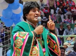 El presidente de Bolivia, Evo Morales