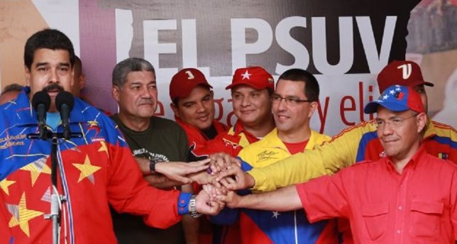 Nicolás Maduro en las elecciones internas del PSUV.