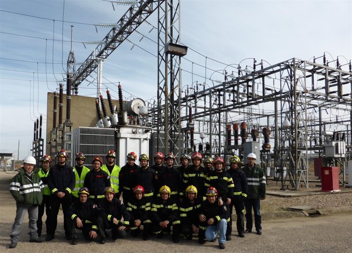 Formación de bomberos por parte de Iberdrola