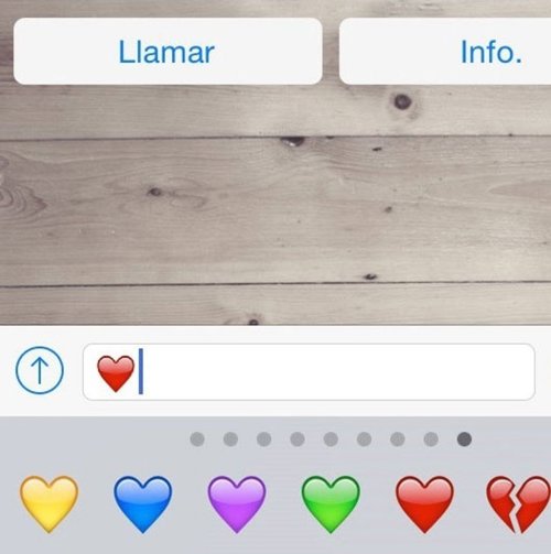 Emoji corazón rojo