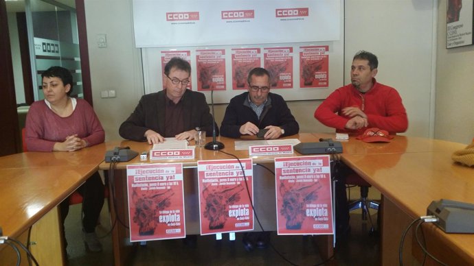 Rueda de prensa de CC.OO.