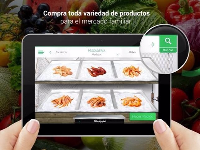 Aplicación de El Corte Inglés compra online Supermercado 