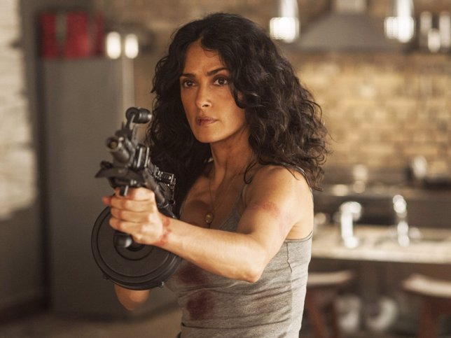 Salma Hayek en Everly