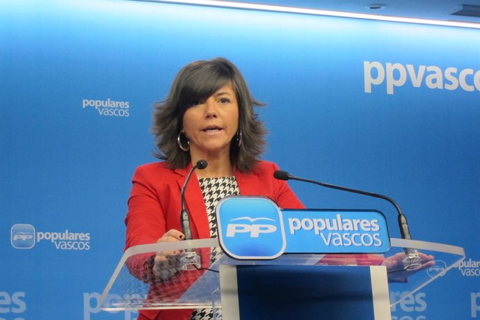 El secretario general del PP vasco, Nerea LLanos