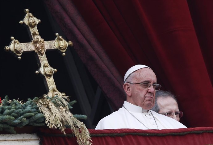 Papa Francisco en el último "Urbi et Orbi" del 2014