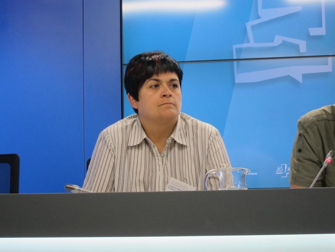 La parlamentaria de eh bildu, marian beitialarrangoitia