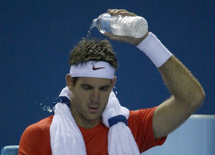 El tenista argentino Juan Martin Del Potro