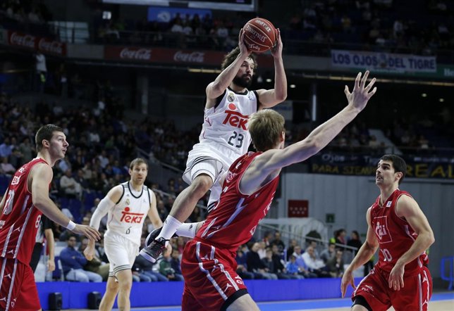 Sergio Llull en el CAI Zaragoza - Real Madrid
