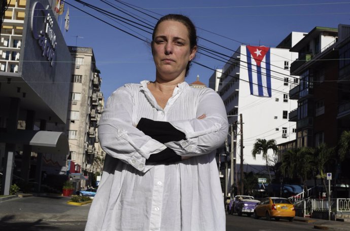 ACtivista Tani Bruguera in Habana