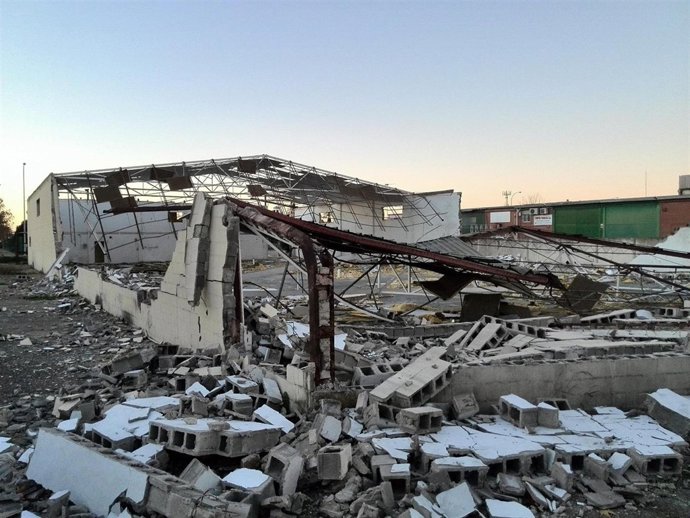 Estado en el que ha quedado la nave.