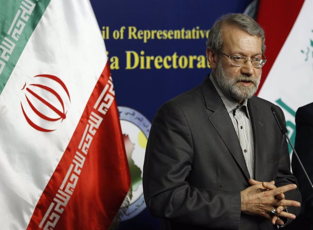 El portavoz parlamentario iraní Ali Larijani