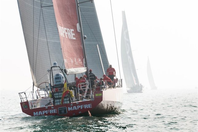 MAPFRE salida etapa 3 Abu Dabi Sanya (China) Volvo Ocean Race