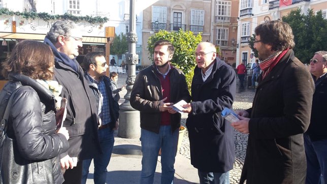 El candidato socialista a la Alcaldía de Cádiz, Fran González